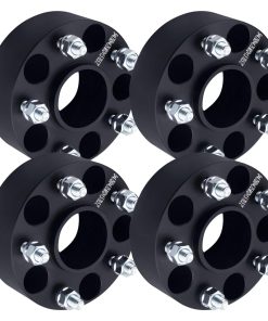 DCVAMOUS 4PC Separadores de Rueda Hubcentric Negro de