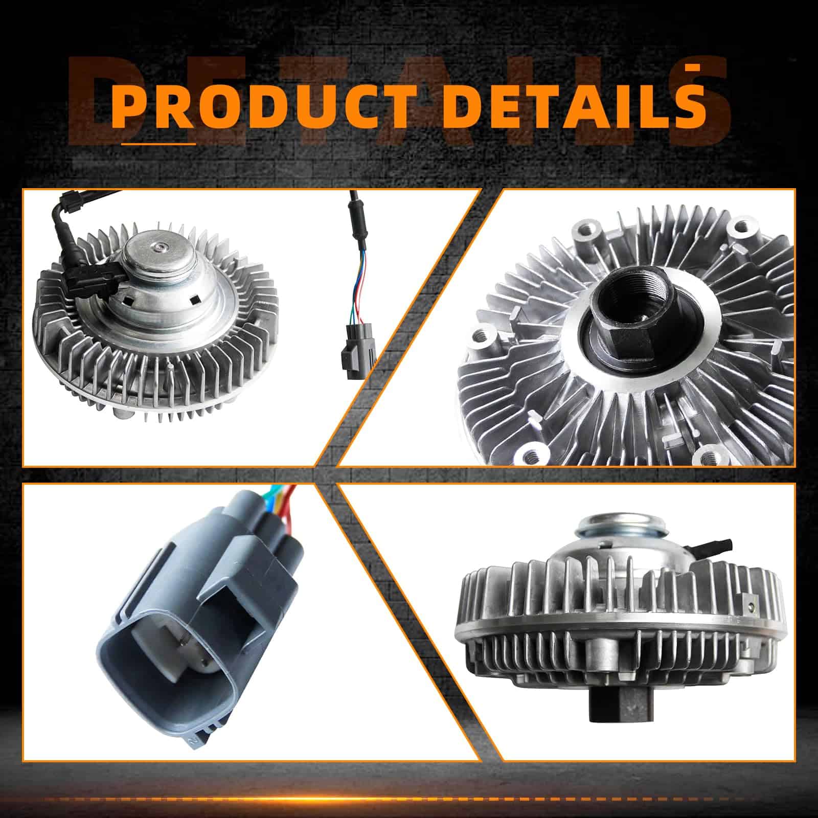 Embrague ventilador de enfriamiento TOPAZ 3281 para - Imagen 3