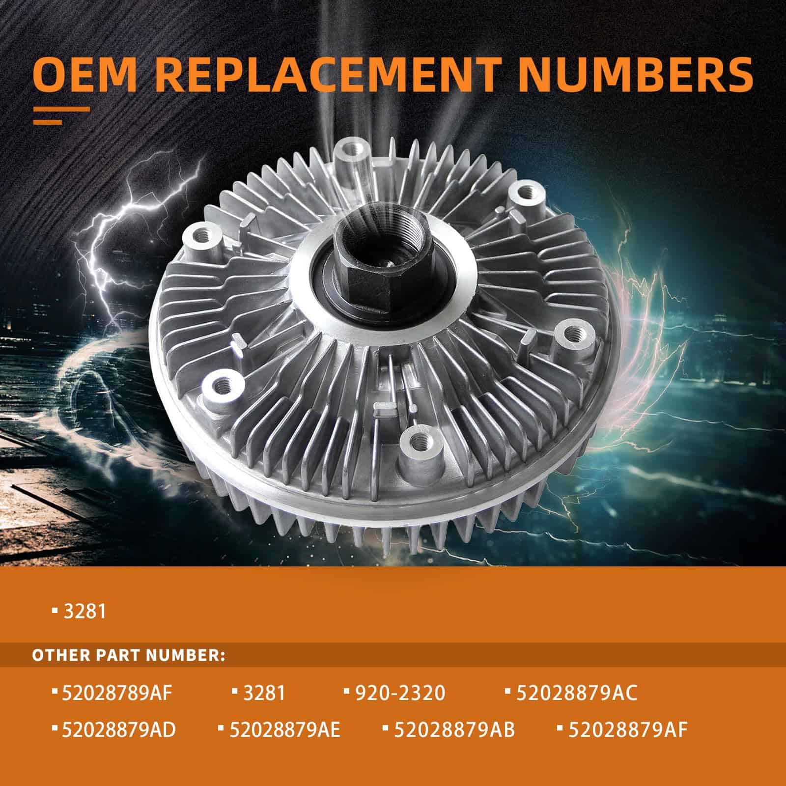 Embrague ventilador de enfriamiento TOPAZ 3281 para - Imagen 4