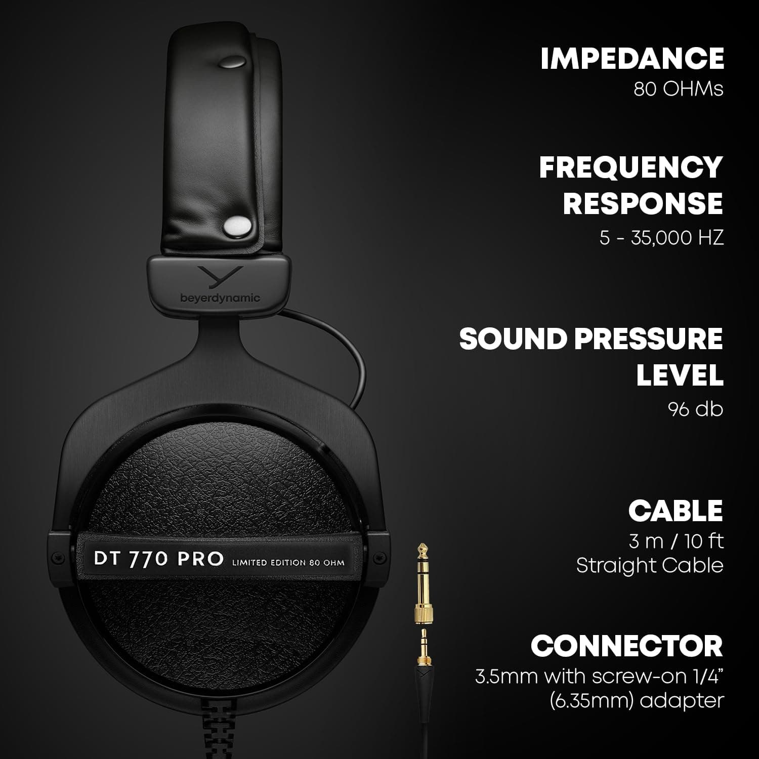 beyerdynamic DT 770 Pro 80 ohm Edición Limitada Auriculares - Imagen 4