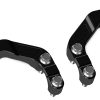 Soporte de abrazadera de manillar anodizado negro Cycra