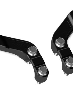 Soporte de abrazadera de manillar anodizado negro Cycra
