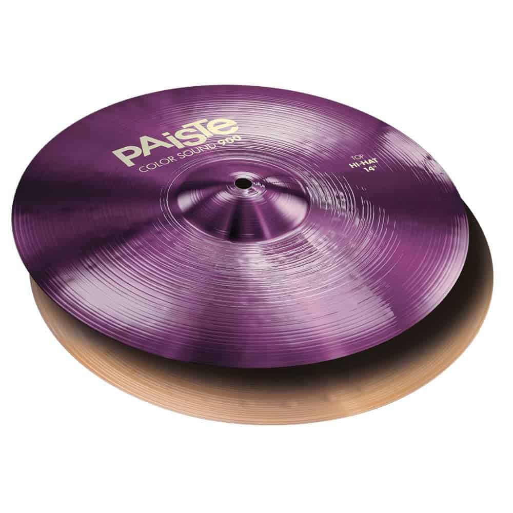 Platillos Hi-Hat Paiste Colorsound 900 Púrpura 14 in. Par