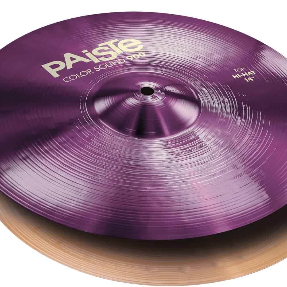 Platillos Hi-Hat Paiste Colorsound 900 Púrpura 14 in. Par - Imagen 5