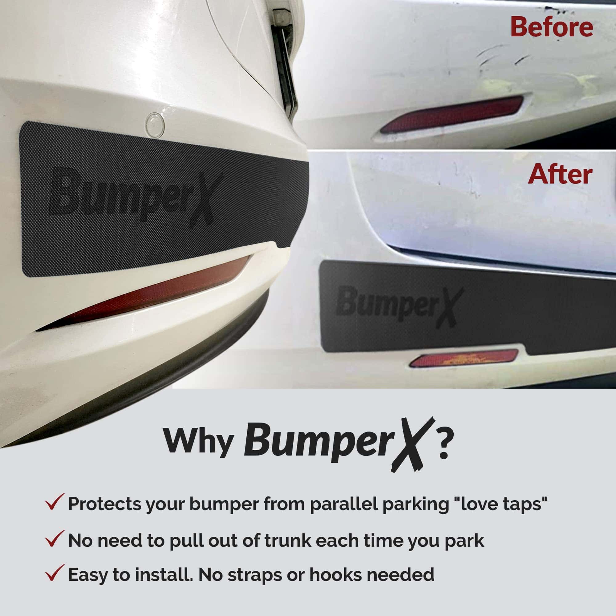 Protector de Parachoques Trasero para Coche, Adhesivo de - Imagen 5