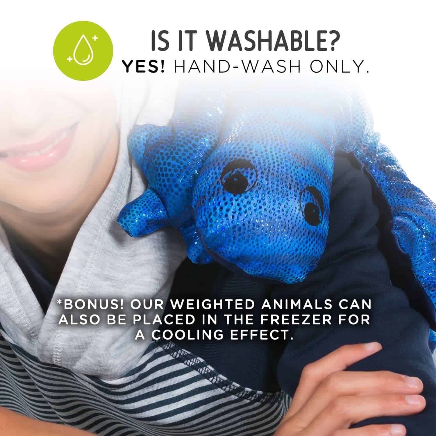 Peluche de lagarto ponderado manimo para niños y adultos - - Imagen 8