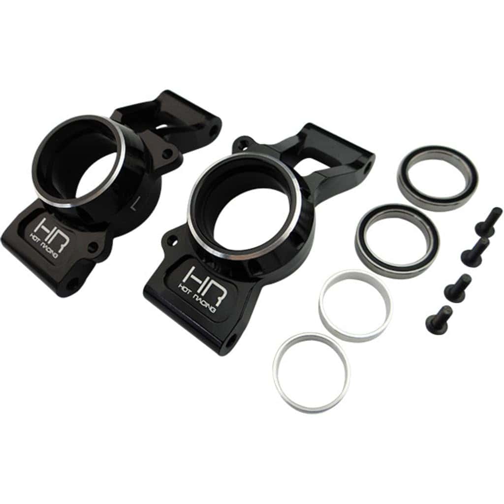 Hot Racing XMX2201 Cubos de Eje Posterior de Aluminio con