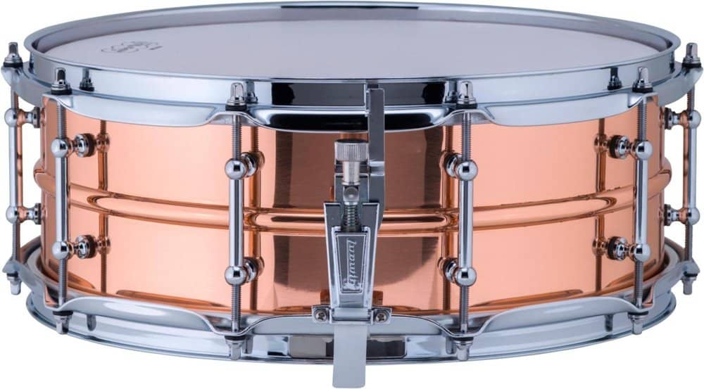 Tambor Snare Ludwig Copper Phonic Smooth 14 x 5 pulg. - Imagen 6