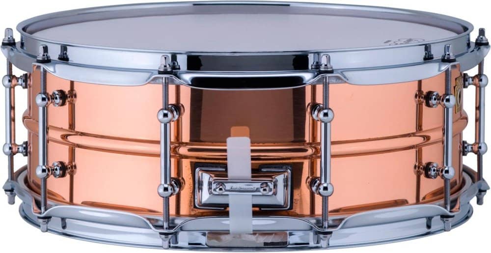 Tambor Snare Ludwig Copper Phonic Smooth 14 x 5 pulg. - Imagen 5