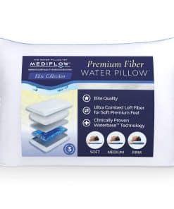 Almohada de Agua Mediflow - Colección Elite, -Blanco