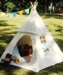 Casa de Juegos para Niños Lavievert Teepee Indio de Lona