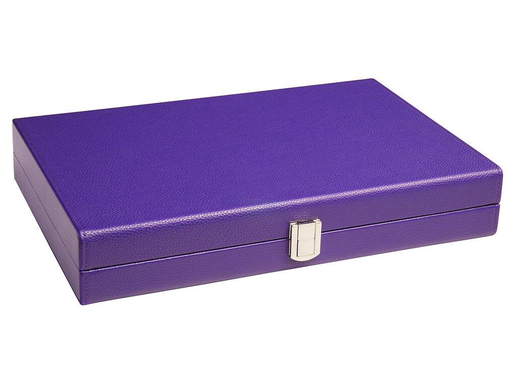 Juego de Backgammon de Viaje Premium de 13 pulgadas - - Imagen 3