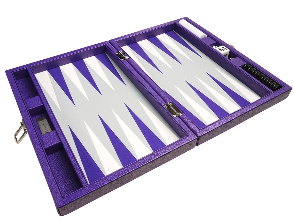 Juego de Backgammon de Viaje Premium de 13 pulgadas - - Imagen 10