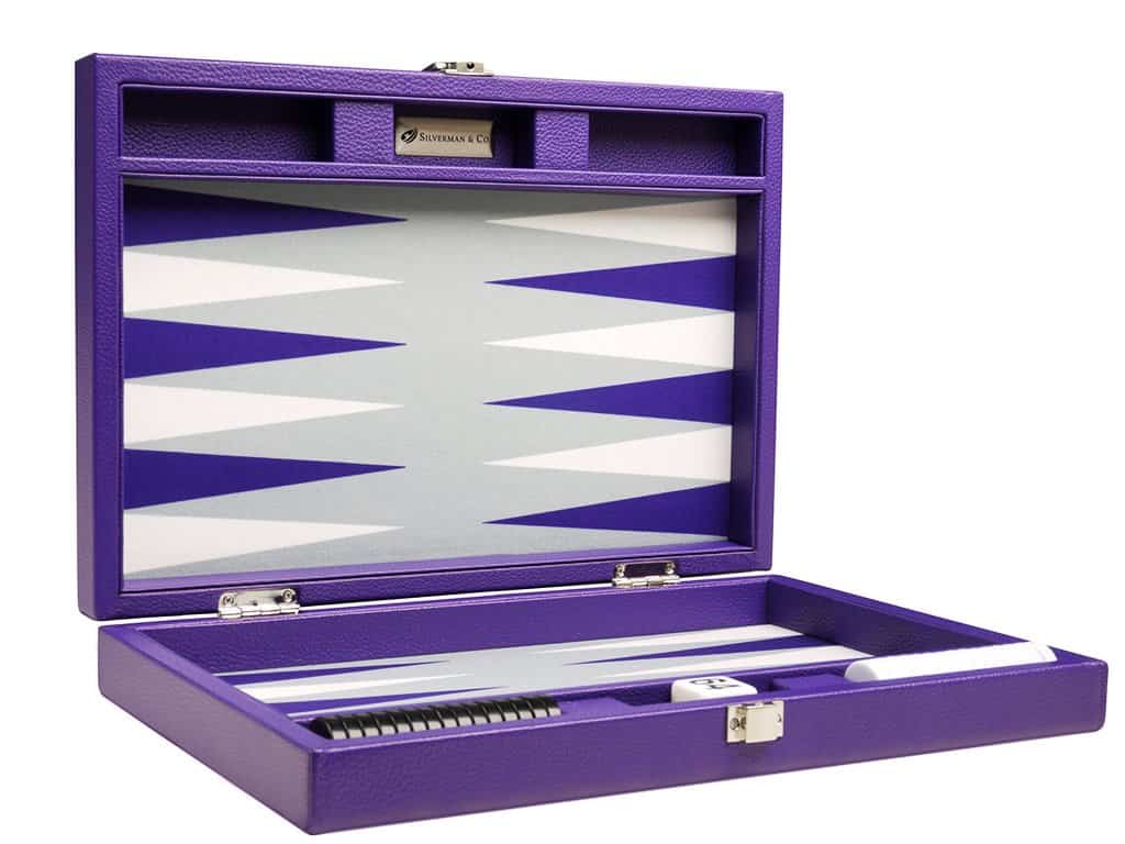 Juego de Backgammon de Viaje Premium de 13 pulgadas -