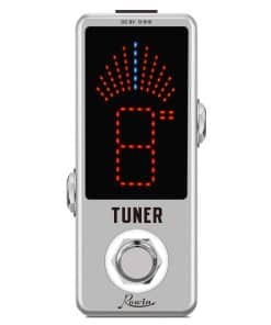 Pedal Afinador Cromático de Guitarra de Alta Precisión