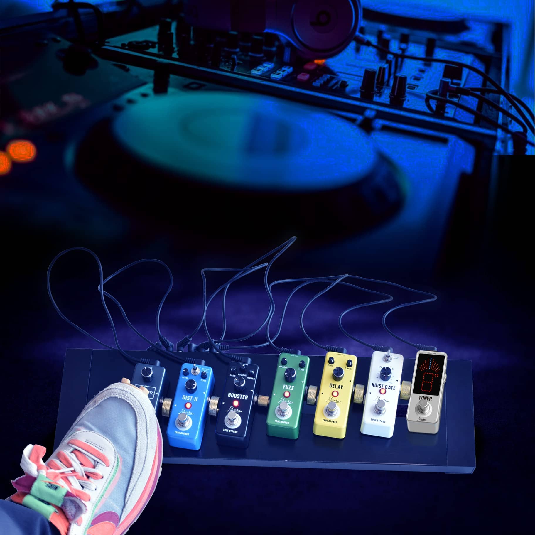 Pedal Afinador Cromático de Guitarra de Alta Precisión - Imagen 8