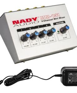 Mezcladora mini de 4 canales mono desbalanceados Nady