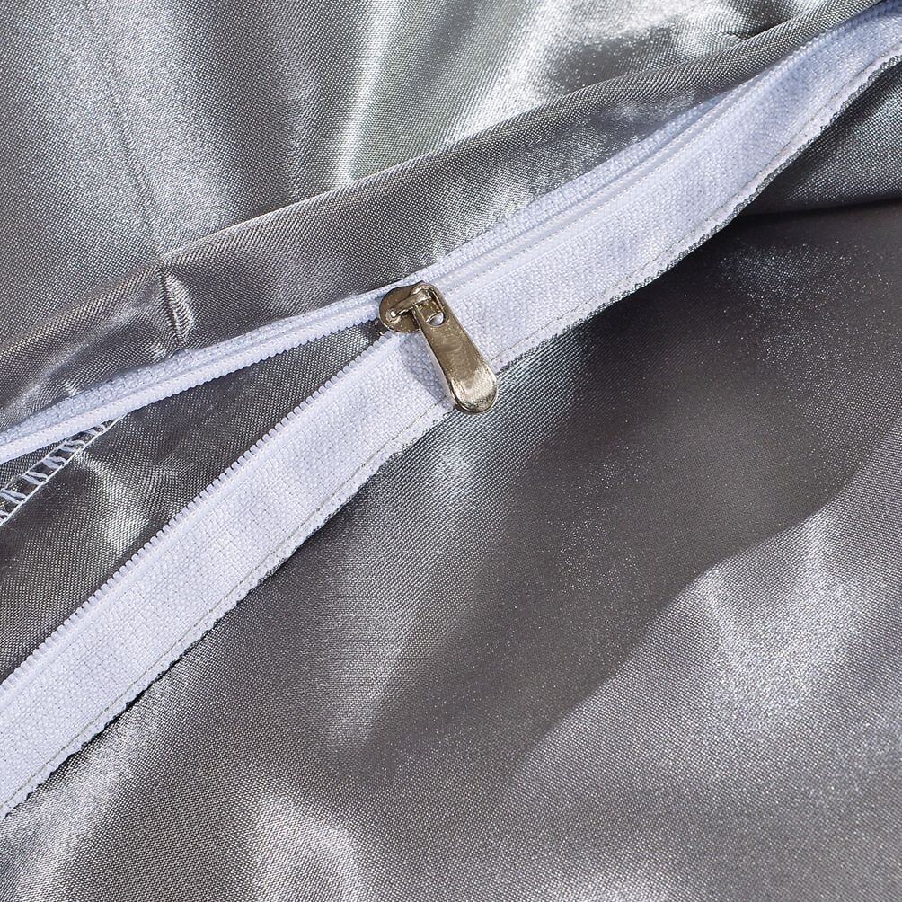 Juego de Funda de Edredón Gris Sólido de Calidad Hotelera - Imagen 5