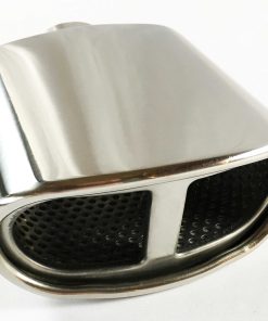 Punta de escape 2.25" Entrada 5.50 X 3.00" Alto -Acero Inoxi