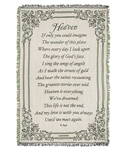 Manta conmemorativa Dicksons Heaven If Only You Could