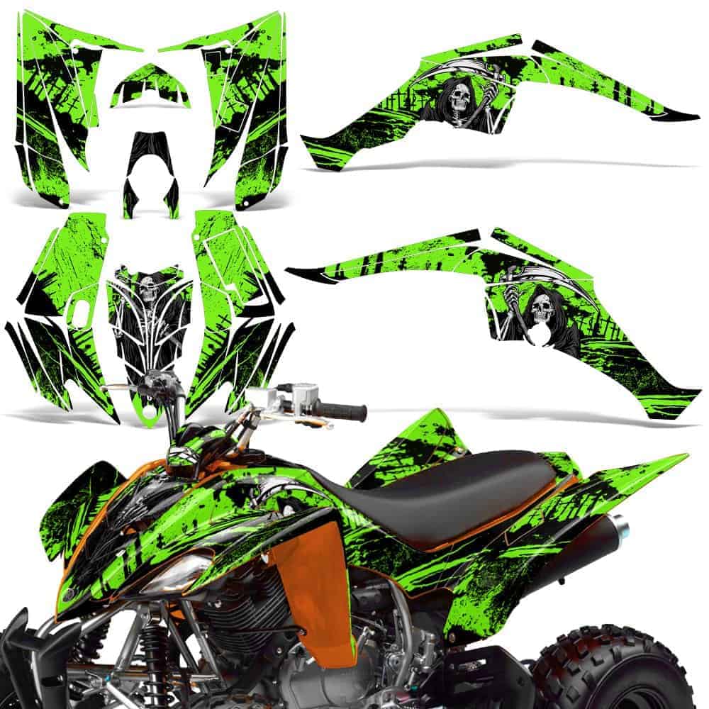 Kit de gráficos de calcomanías para ATV - V2 Verde