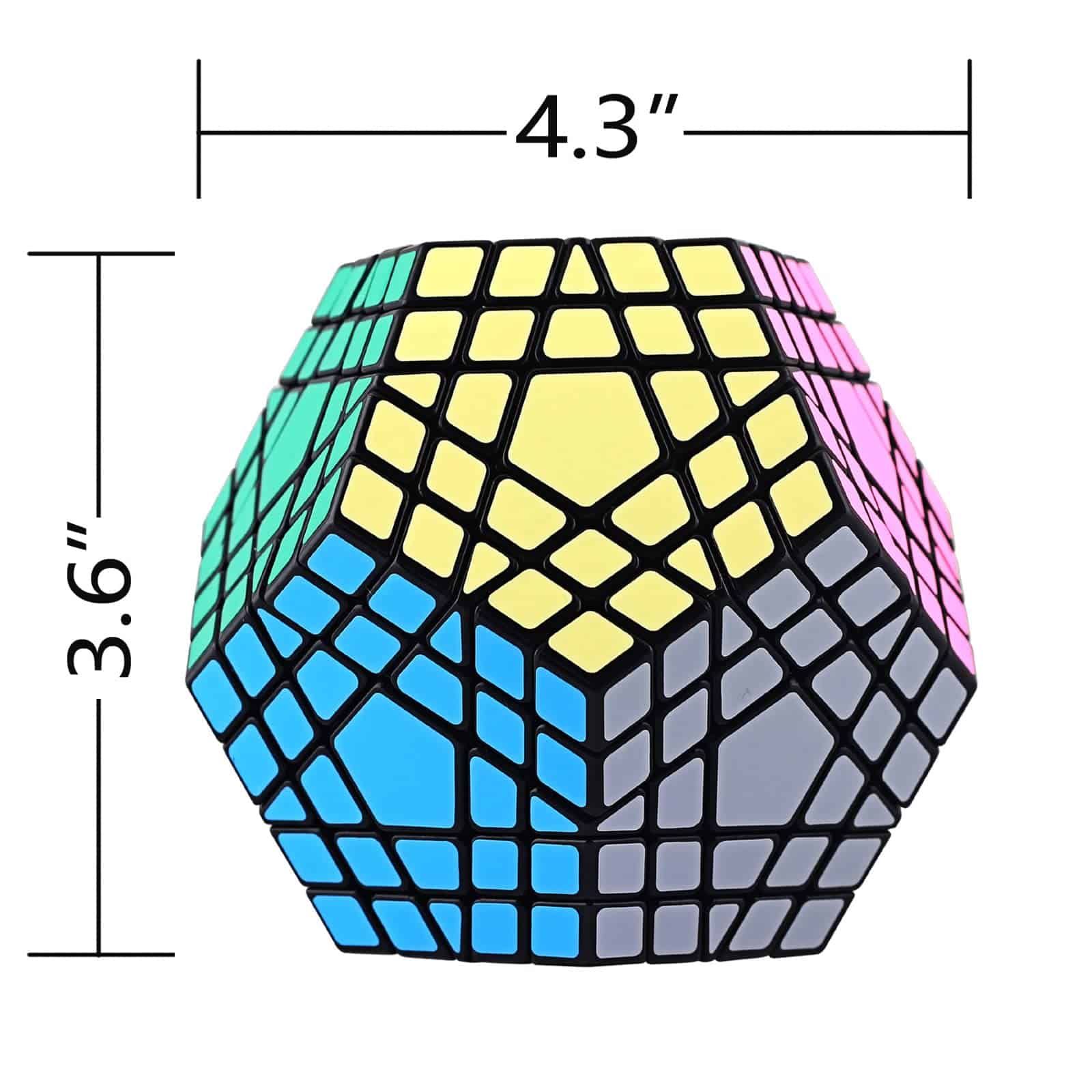 Cubo de Velocidad Gigaminx Megaminx 5x5 Cubo de Juegos de - Imagen 7