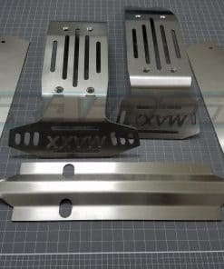 Placa de Armadura de Chasis de Acero Inoxidable Delantero y