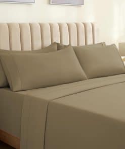 Juego de Sábanas LuxClub 6 PC con Bolsillos Profundos 18"