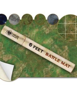 Tapete de Juego de Batalla para DND - [48" x -Praderas+cuadr