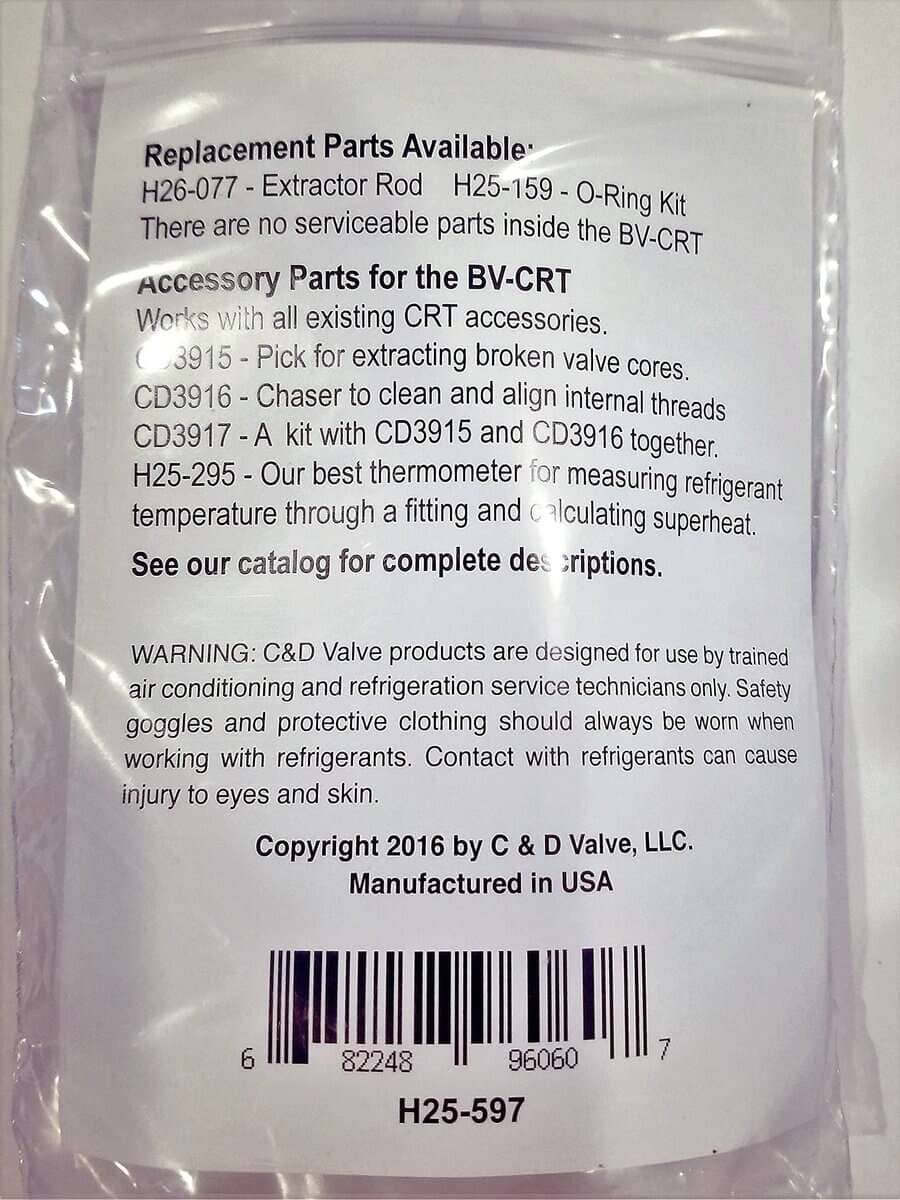 Herramienta de Extracción de Núcleos Schrader para Acceso - Imagen 4