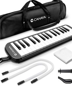 CAHAYA Melódica 32 Teclas Doble Tubo Boquilla Piano Aire