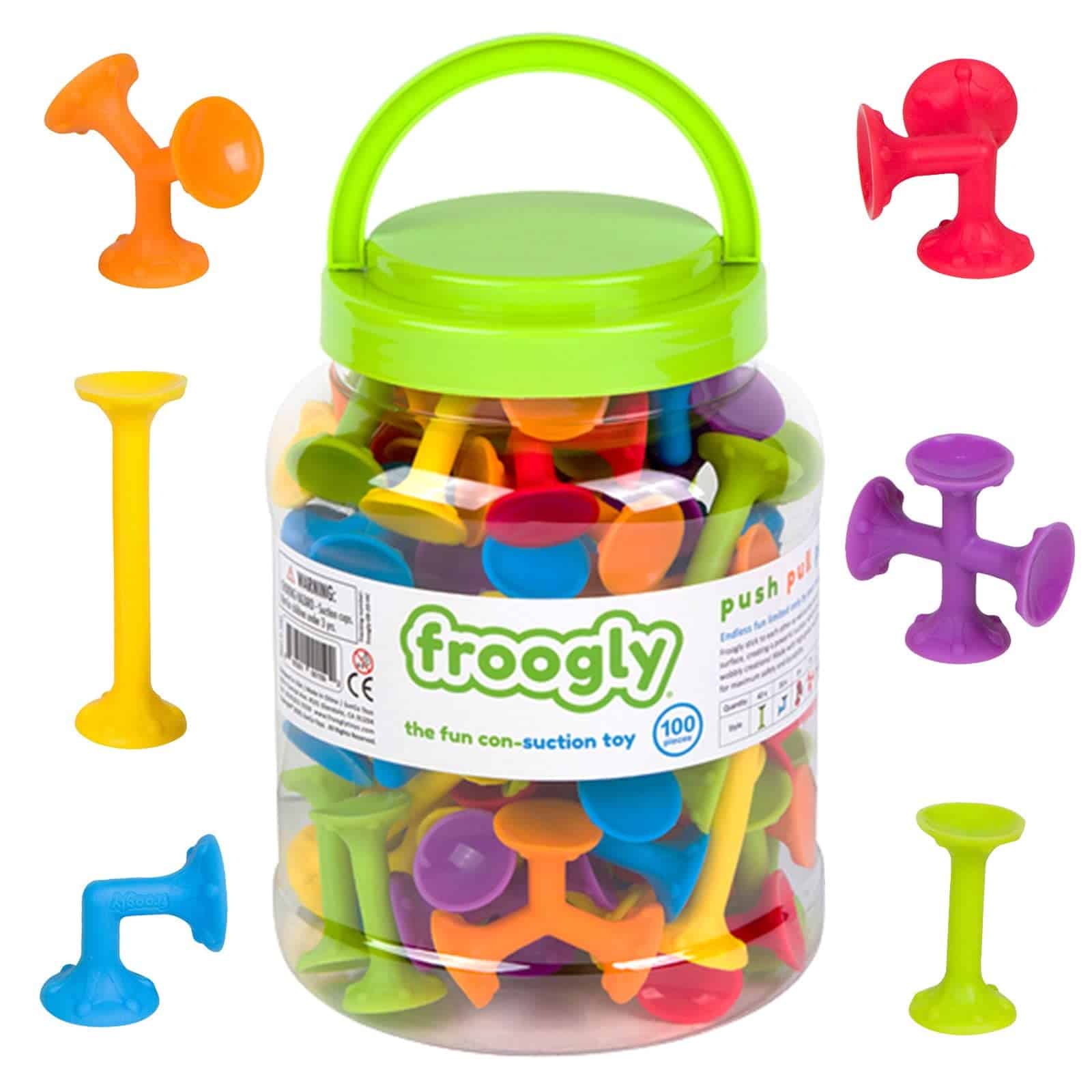 Froogly - Conjunto de 100 Juguetes de Succión | Juguetes