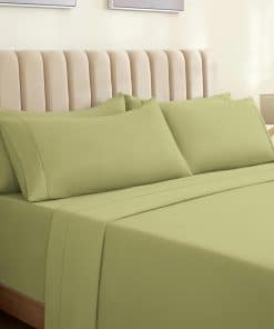 Juego de sábanas LuxClub de 6 piezas -Lima