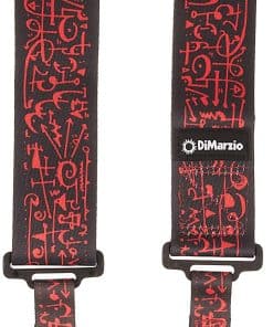 Correa DiMarzio Steve Vai ClipLock Negra Art 2 in.