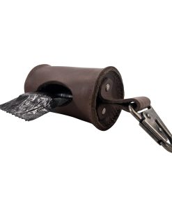 Dispensador de Bolsas para Excrementos de Perro de Cuero