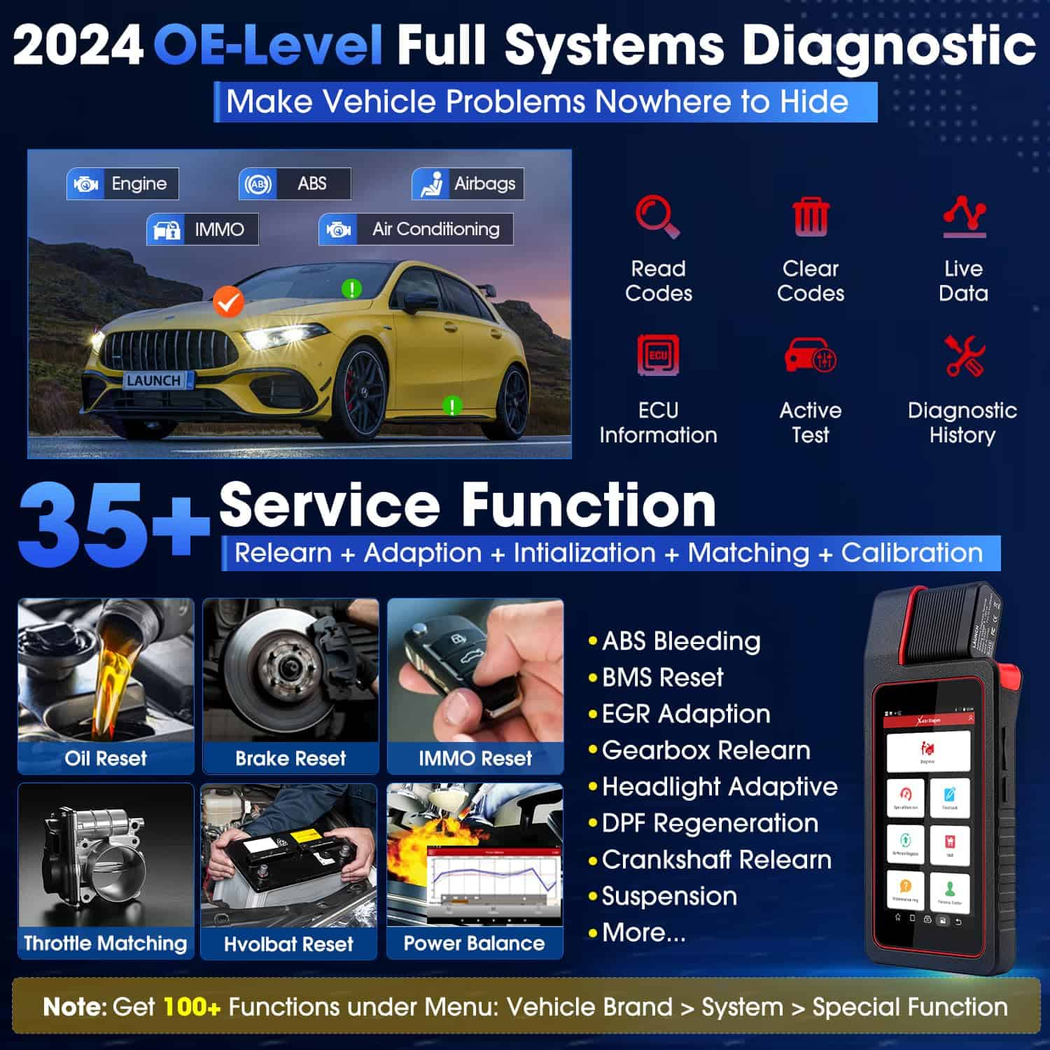 Diagnóstico Automotriz Bidireccional LAUNCH X431 Diagun V - Imagen 4