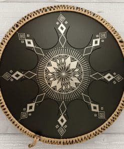 GUDA DRUM Freezbee Morningstar con Decoración de Cuerda y