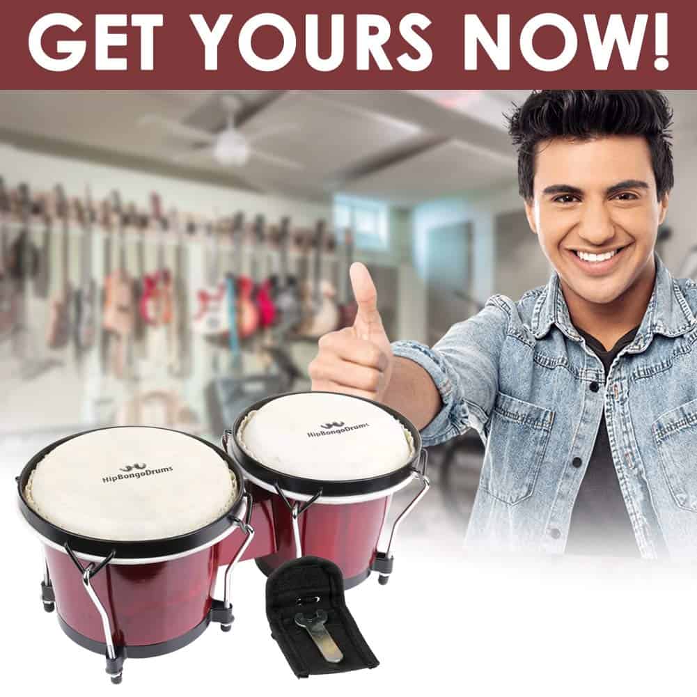 Set de Bongos para Adultos Niños Principiantes - Imagen 8