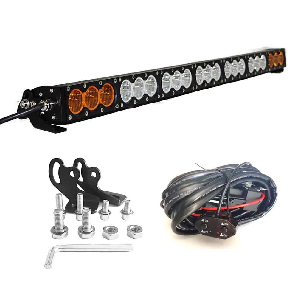 38" Barra de luz LED de Offroad AngelMa de una sola fila