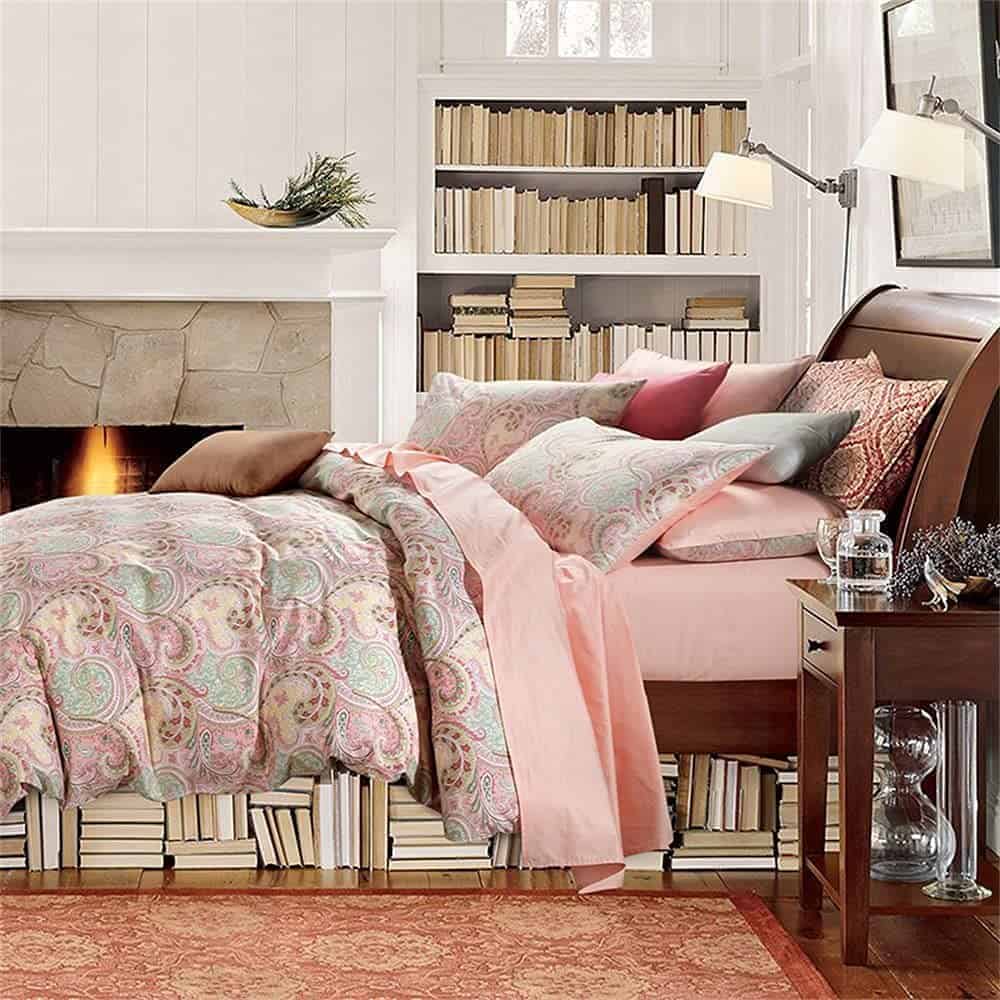 Juego de Funda de Edredón de Lujo con Estampado Paisley