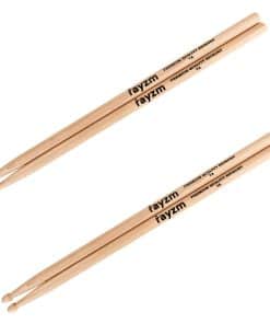 Baquetas Rayzm 7A, Baquetas de Roble Americano Macizo/Palos