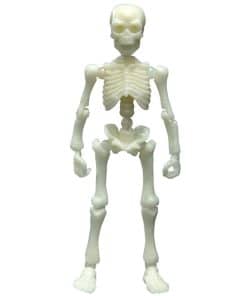 Figura de esqueleto de pose humano 03 color Moonlight azul