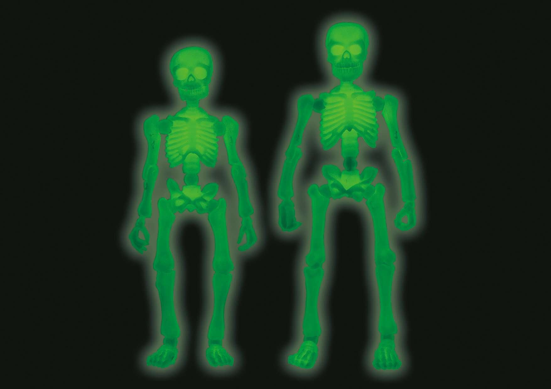 Figura de esqueleto de pose humano 03 color Moonlight azul - Imagen 3