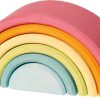 Apilador de Arco Iris Pastel grande de 6 piezas de Grimm's