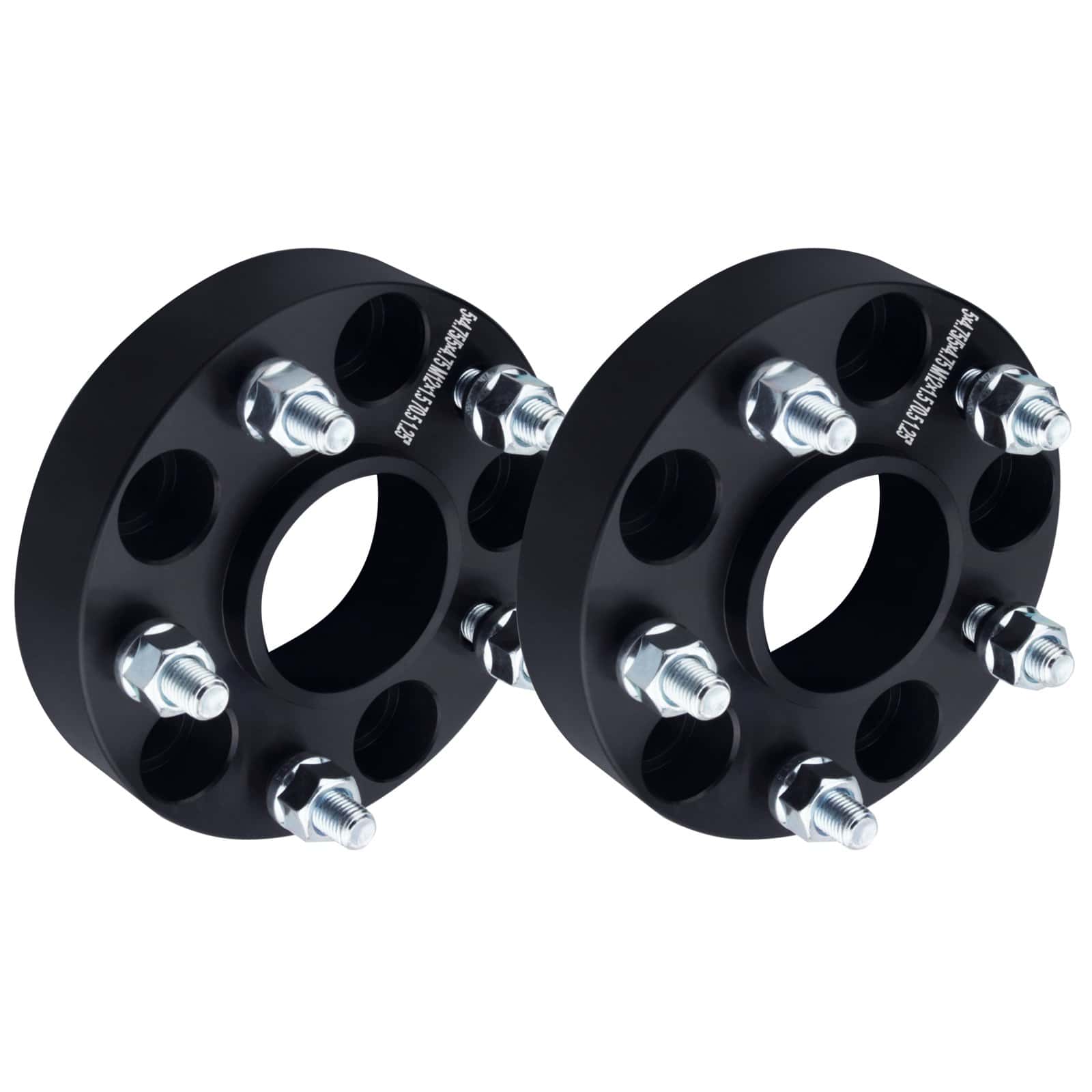 DCVAMOUS 2PC Separadores de Rueda Centrada en Cubo Negros