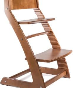 Silla de Comer de Madera para Bebés y Niños Pequeños -