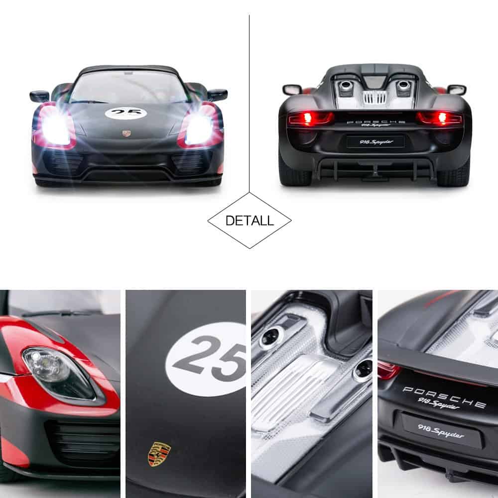 Coche RC Porsche RASTAR, 1:14 Porsche 918 Spyder RC Car | - Imagen 7