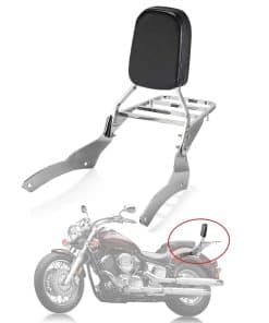 PSLER Respaldo Sissy Bar con Parrilla para Equipaje y