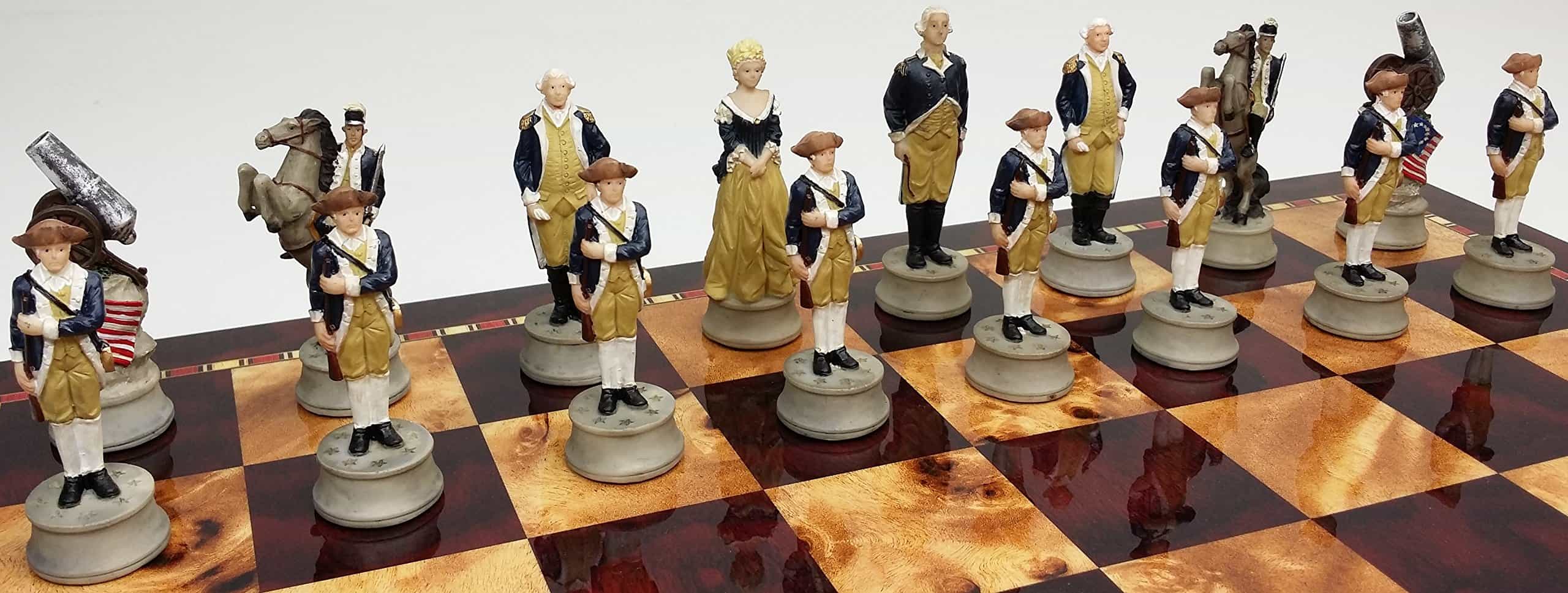 Juego de Ajedrez de la Guerra de -Cereza y Madera de Cerezo - Imagen 9