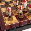 Juego de Ajedrez de la Guerra de -Cereza y Madera de Cerezo
